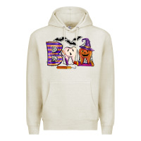 Oatmeal Heather dental boo halloween Premium Hoodie - LillyAllenDesigns