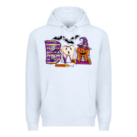 White dental boo halloween Premium Hoodie - LillyAllenDesigns