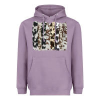 Lavender cowhide brushstroke Heavyweight Hoodie - AdoDesignShop