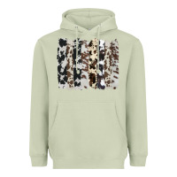 Matcha cowhide brushstroke Heavyweight Hoodie - AdoDesignShop