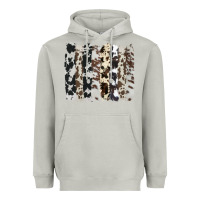 Moon Dust cowhide brushstroke Heavyweight Hoodie - AdoDesignShop