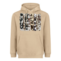 Cowhide Brushstroke Heavyweight Hoodie | Teevron