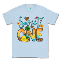 Dusty Blue sweet one lemon Classic Tee - Artiststas