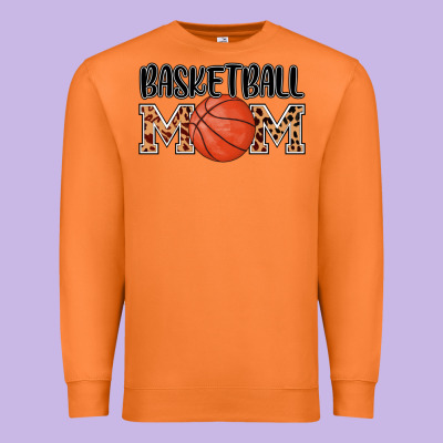 Basketball Mom Premium Sweatshirt Designed By Adodesignshop