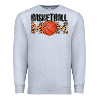 Heather Grey basketball mom Premium Sweatshirt - AdoDesignShop