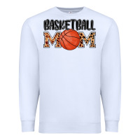 White basketball mom Premium Sweatshirt - AdoDesignShop