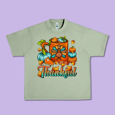 Thankful Thanksgiving Coffee Mug Urban Heavy Tee Designed By Fadigitalartstudio