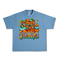 Pebble Blue Thankful Thanksgiving Coffee Mug Urban Heavy Tee - FaDigitalArtStudio