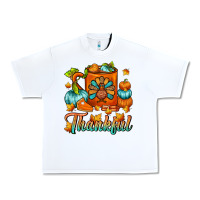 White Thankful Thanksgiving Coffee Mug Urban Heavy Tee - FaDigitalArtStudio