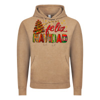Vintage Coffee Feliz Navidad With Sombrero Tree Vintage Hoodie - BundleAndBundleShop
