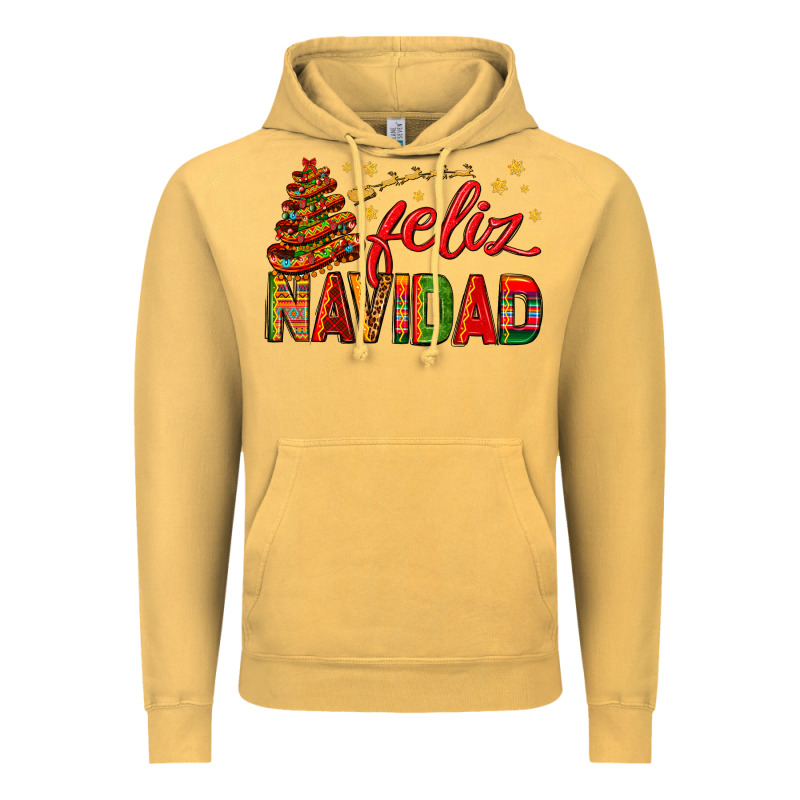 Feliz Navidad With Sombrero Tree Vintage Hoodie by BundleAndBundleShop | Teevron