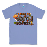Colony Blue flannels boots and bonfires Classic Tee - CowGirlArtShop