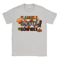 Flannels Boots And Bonfires Classic Tee | Teevron