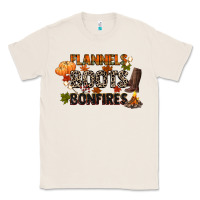 Natural flannels boots and bonfires Classic Tee - CowGirlArtShop