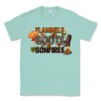 Seafoam flannels boots and bonfires Classic Tee - CowGirlArtShop