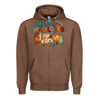 Chestnut just a girl who loves fall Zipper Hoodie - AdoDesignShop