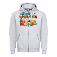 Just A Girl Who Loves Fall Zipper Hoodie | Teevron