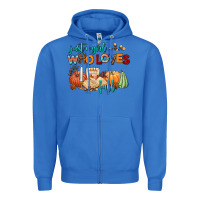 True Royal just a girl who loves fall Zipper Hoodie - AdoDesignShop