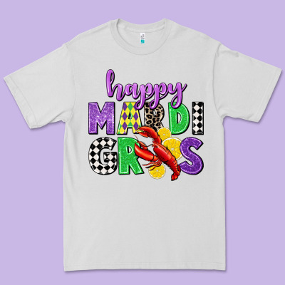 Happy Mardi Gras Premium Tee Designed By Cowgirlartshop