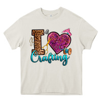 Cream i love crafting Heavy Core Tee - RanaPortraitStore