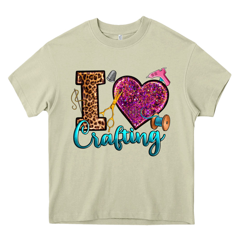 I Love Crafting Heavy Core Tee by RanaPortraitStore | Teevron
