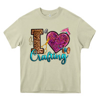 Mossy i love crafting Heavy Core Tee - RanaPortraitStore