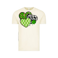 Vintage Arctic St. Patrick's Day cowhide hearts Vintage Tee - OliviaCreatesArt