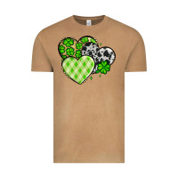 Vintage Camel St. Patrick's Day cowhide hearts Vintage Tee - OliviaCreatesArt