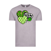 Vintage Zinc St. Patrick's Day cowhide hearts Vintage Tee - OliviaCreatesArt