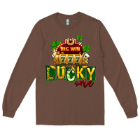 Chestnut St Patricks Lucky One Long Sleeve Tee - FaDigitalArtStudio