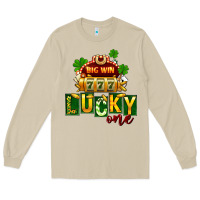 Mushroom St Patricks Lucky One Long Sleeve Tee - FaDigitalArtStudio