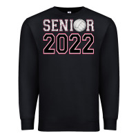 Black senior volleyball Premium Sweatshirt - AdoDesignShop
