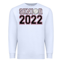 White senior volleyball Premium Sweatshirt - AdoDesignShop