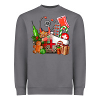 Nurse  And Christmas Heavyweight Sweatshirt | Teevron