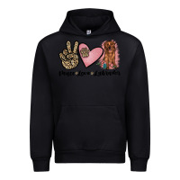 Black peace love labrador Urban Hoodie - JahusDesignShop