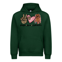 Forest Green peace love labrador Urban Hoodie - JahusDesignShop