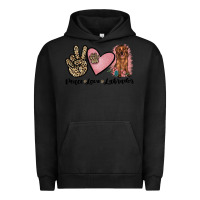 Pigment Black peace love labrador Urban Hoodie - JahusDesignShop