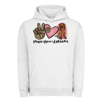 Pigment Lunar Rock peace love labrador Urban Hoodie - JahusDesignShop