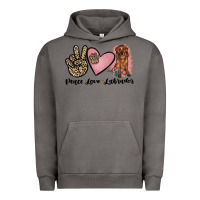 Pigment Tornado peace love labrador Urban Hoodie - JahusDesignShop