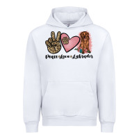 White peace love labrador Urban Hoodie - JahusDesignShop