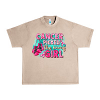 French Oak Cancer picked the wrong girl Breast Cancer Urban Heavy Tee - FaDigitalArtStudio