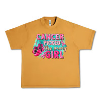 Peanut Butter Cancer picked the wrong girl Breast Cancer Urban Heavy Tee - FaDigitalArtStudio