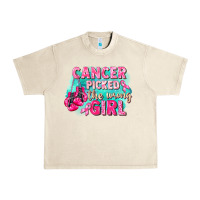 Sandshell Cancer picked the wrong girl Breast Cancer Urban Heavy Tee - FaDigitalArtStudio