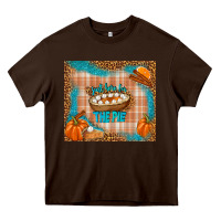 Chocolate Brown just here for the pie Heavy Core Tee - TumblerDesignByShophia