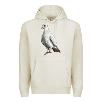 Oatmeal Heather Dove Premium Hoodie - LillyAllenDesigns