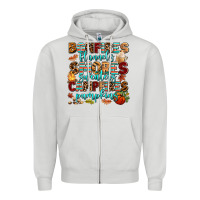 Dove Grey bonfires flannels smores Zipper Hoodie - AdoDesignShop