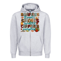 Heather Grey bonfires flannels smores Zipper Hoodie - AdoDesignShop