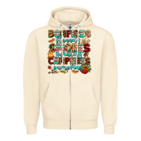 Sandshell bonfires flannels smores Zipper Hoodie - AdoDesignShop