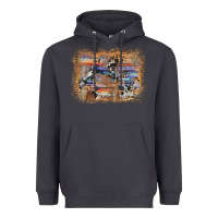 Smoke aztec leopard cowhide wood western background Heavyweight Hoodie - AdoDesignShop