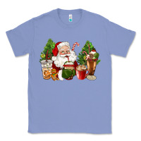 Colony Blue santa coffee cups christmas Classic Tee - CowGirlArtShop
